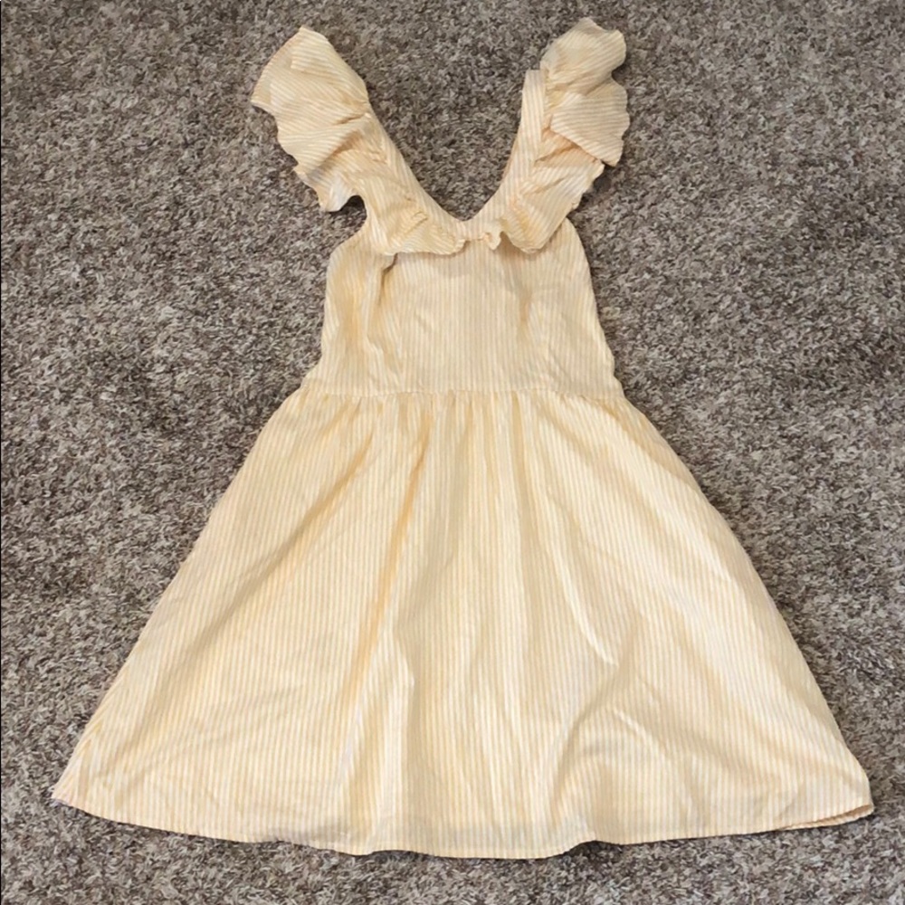 Treasure & Bond yellow-striped dress